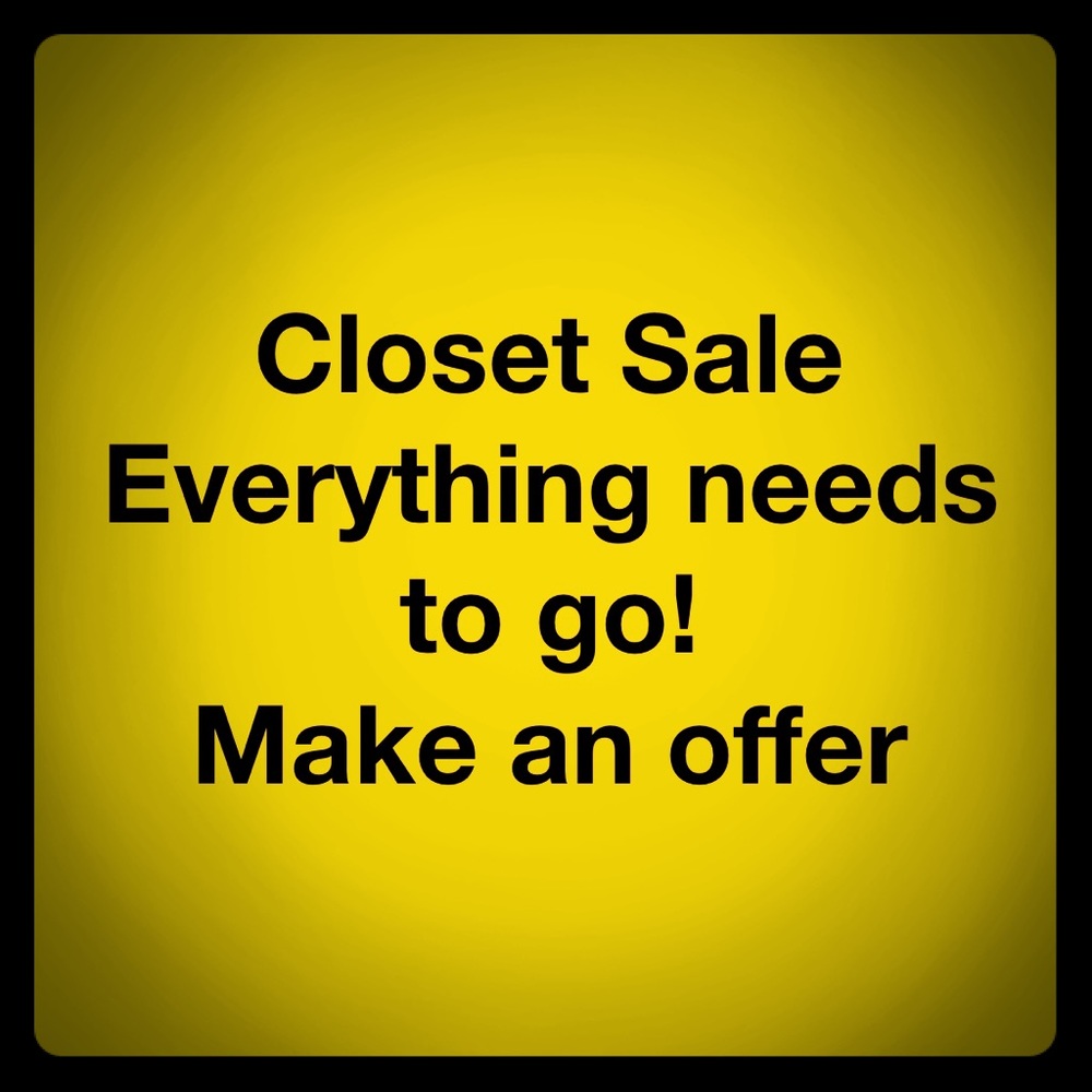 Entire closet sale
